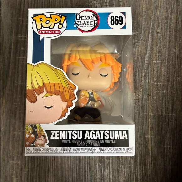 Zenitsu - Zenitsu Agatsuma Demon Slayer Funko Pop #869 - Picture 1 of 4